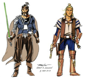 Character Designs für The Star Wars, © Mike Mayhew