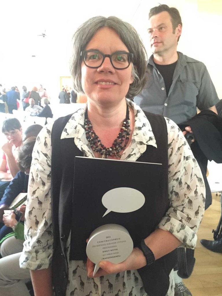 Birgit Weyhe ist Preisträgerin des Comicbuchpreises 2015