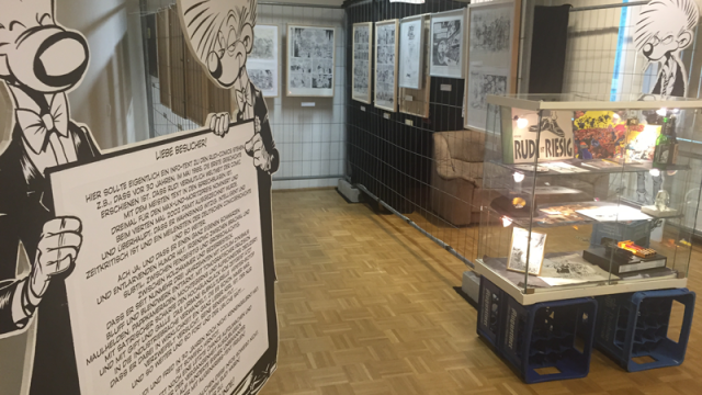 Rudi-Ausstellung auf dem Comicfestival München 2015
