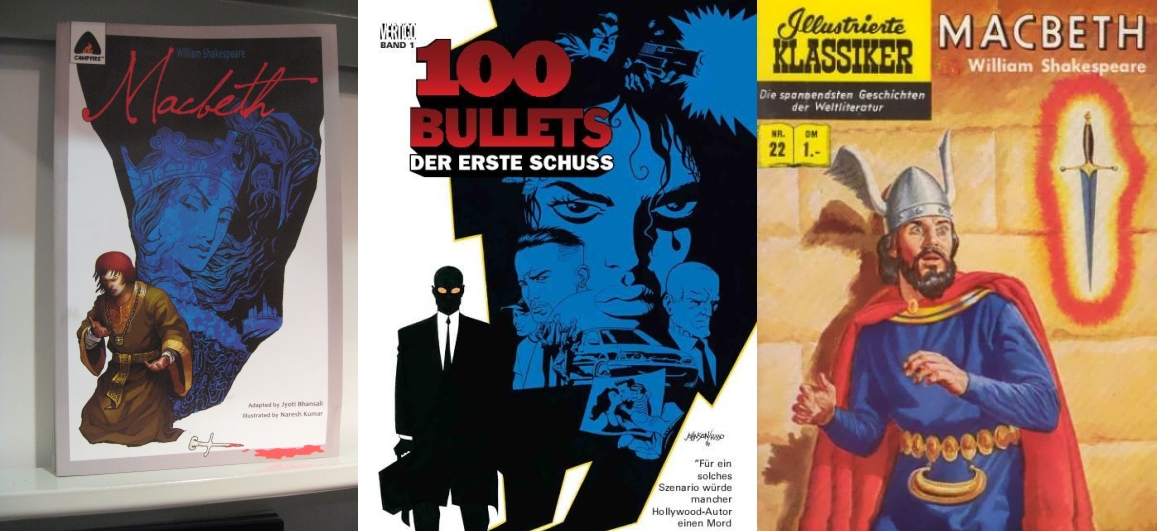 Ähnlichkeiten zwischen Comiccover: Macbeth und 100 Bullets