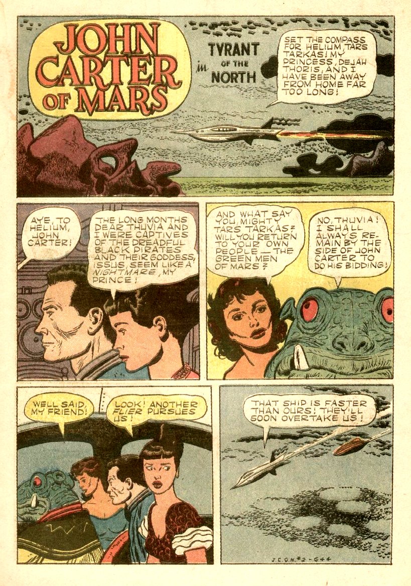 Seite aus Dell-Comic von Jesse Marsh (1952)