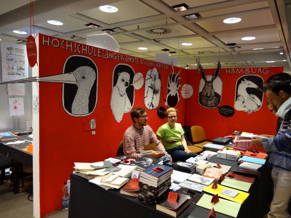 Stand der HAW Hamburg beim Comic-Salon 2012