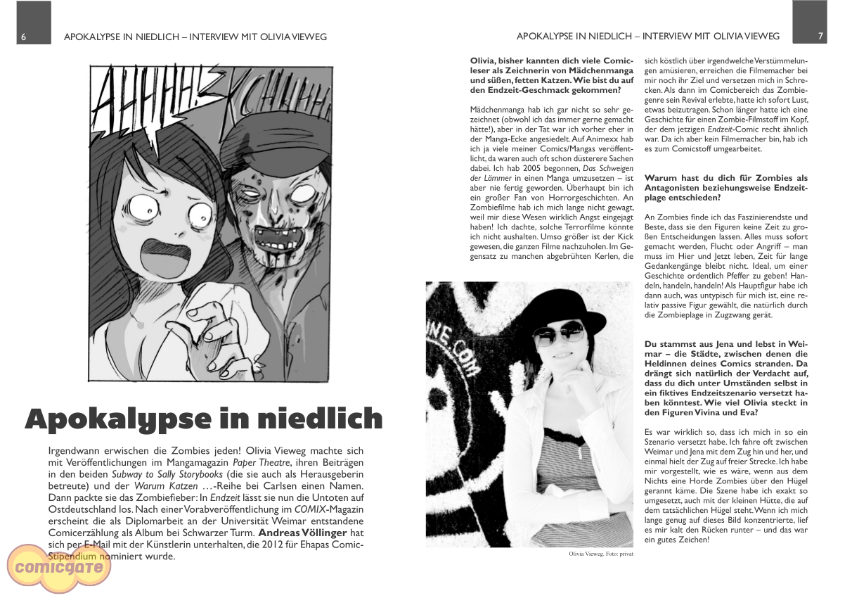 Comicgate-Magazin 7: Interview Olivia Vieweg