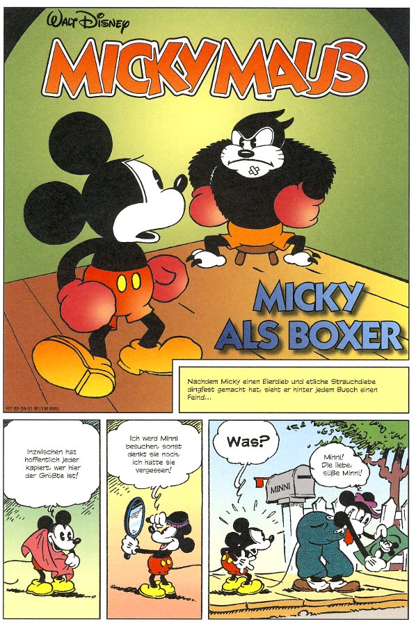 Micky als Boxer