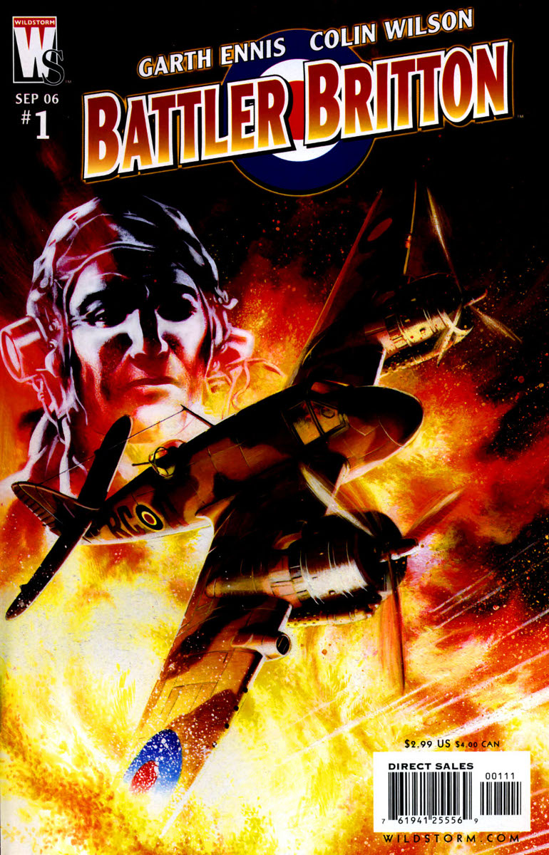 Cover von Heft #1 der US-Ausgabe von Battler Britton (gezeichnet von Gary Leach)