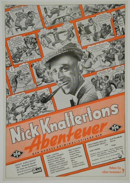 Filmplakat Nick Knattertons Abenteuer