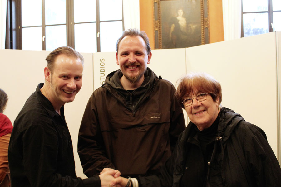 Alles Preisträger: Ulf S. Graupner, Sascha Wüstefeld und Lona Rietschel